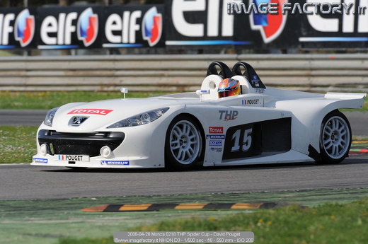 2008-04-26 Monza 0218 THP Spider Cup - David Pouget